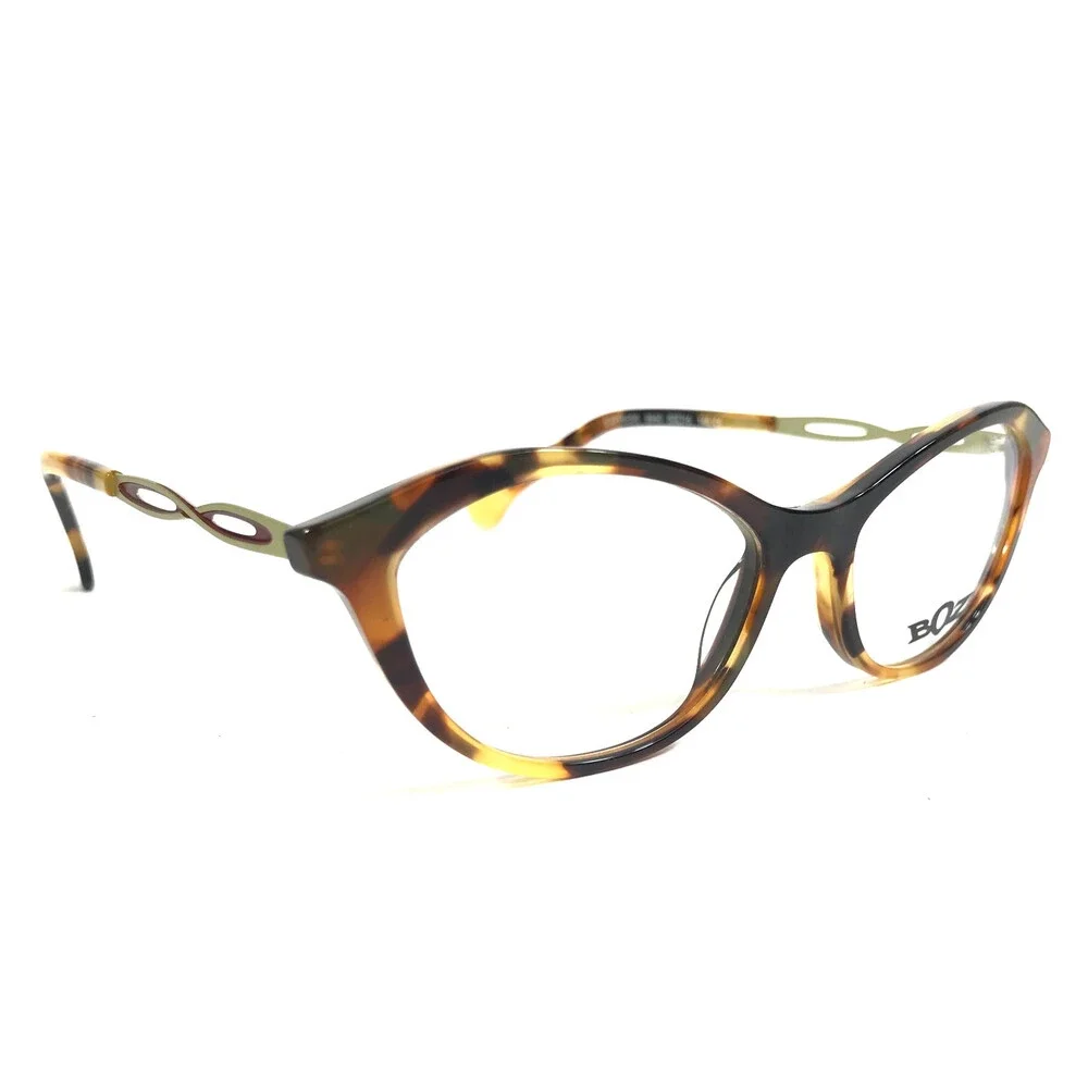 BOZ Eyeglasses Frames EXPRESS 9940 Green Demi Brown Tortoise Anise Red 53-16-140